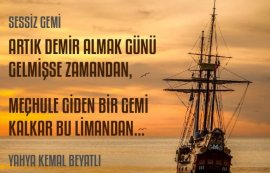 Sessiz Gemi şiiri Yahya Kemal Beyatlı