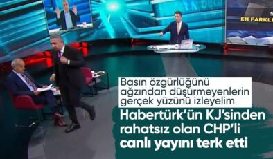 Canlı yayında KJ’den rahatsız olan CHP’li Ali Haydar Fırat, programı terk etti