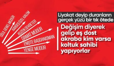 CHP’de meclis üyesi listeleri akrabalarla dolduruldu