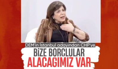 DEM Partili Meral Danış Beştaş: CHP’den alacağımız var