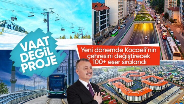 Kocaeli Büyükşehir Belediyesi’nden 2024-2029 dönemine özel projeler…