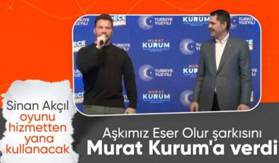 Murat Kurum’un yeni seçim şarkısı: ‘Aşkımız Eser Olur”