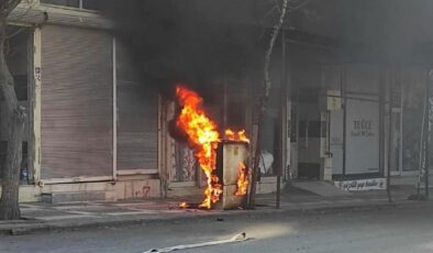 Şanlıurfa’da elektrik panosu patladı