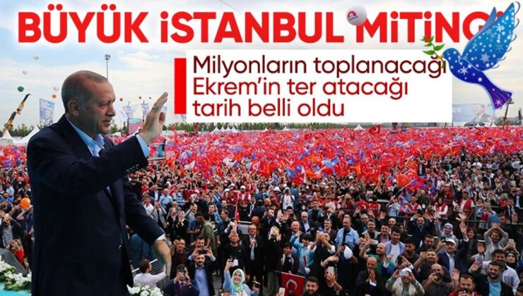 Tarih belli oldu! AK Parti seçim öncesi büyük İstanbul mitingi yapacak…