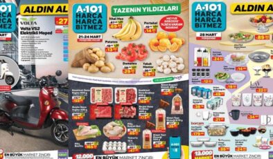 A101 23 – 29 Mart 2024 indirimli ürünleri açıklandı! İndirim Günleri Başlıyor