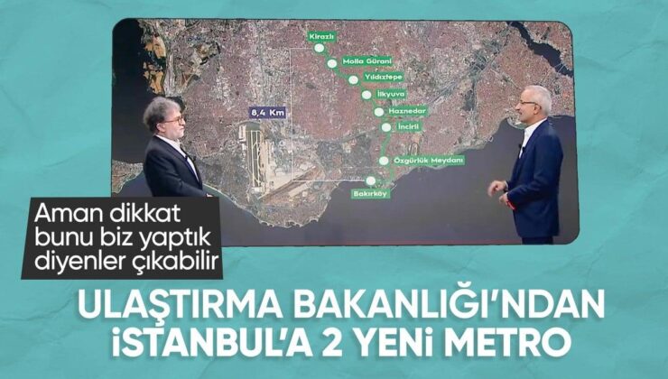 Abdulkadir Uraloğlu açıkladı! İstanbul’a iki yeni metro hattı geliyor