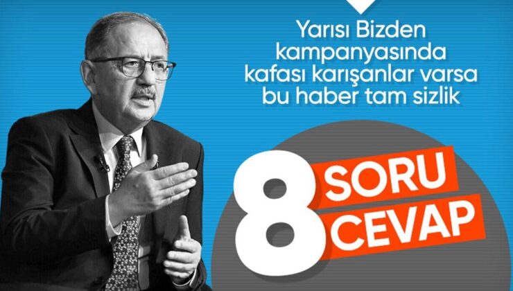 Bakan Özhaseki paylaştı: “Yarısı Bizden Kampanyası” hakkında merak edilen 8 sorunun yanıtı