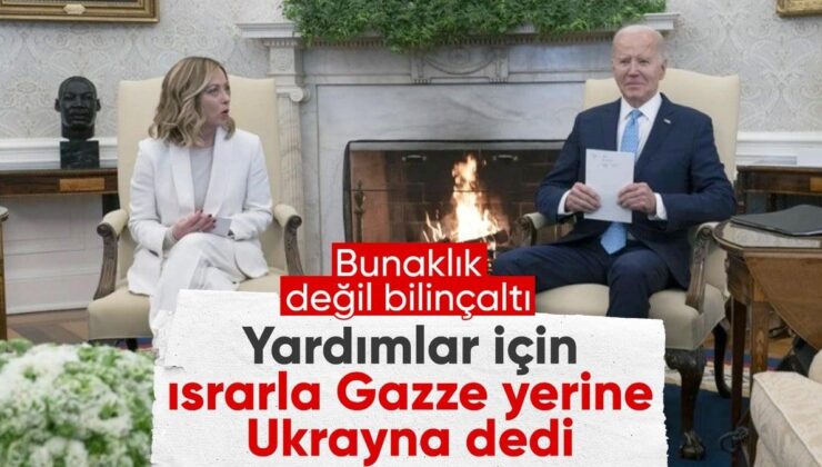 Biden, Gazze ile Ukrayna’yı karıştırdı: Havadan yardım atacağız