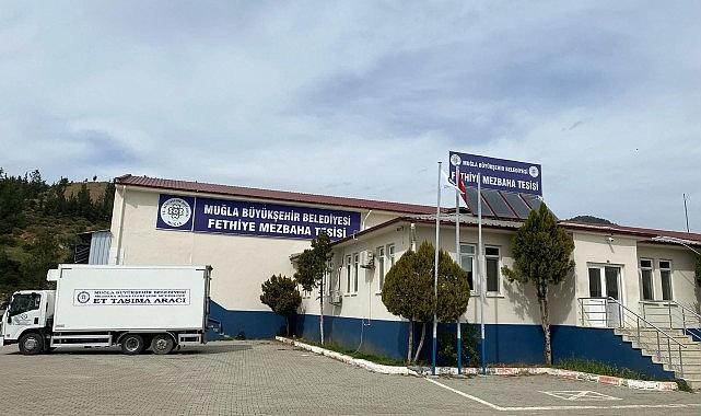 Büyükşehir Belediyesi’ne Devredilen Fethiye Mezbaha Tesisi Kalite belgesini Aldı