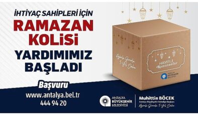 Büyükşehir’den ihtiyaç sahiplerine Ramazan gıda kolisi