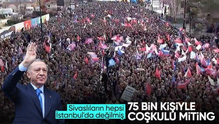 Cumhurbaşkanı Erdoğan, Sivas’ta coşkulu bir kalabalık tarafından karşılandı