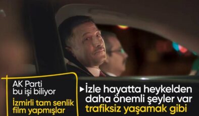 Hamza Dağ, yeni reklam filmini paylaştı: İzmir’in trafik sorunu çözülecek