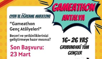 Hub Antalya Oyun ve Öğrenme Maratonu ile açılıyor