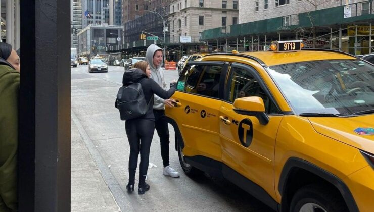 Katil oğluyla ABD’ye kaçan Eylem Tok, New York’ta görüntülendi