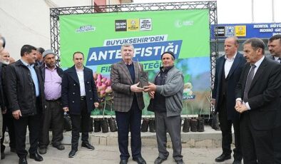 Konya Büyükşehir’den Yerköprü Havzasındaki Üreticiye Antep Fıstığı Desteği