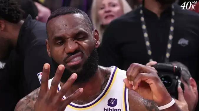 LeBron James, NBA tarihine geçti! 40 bin sayı…