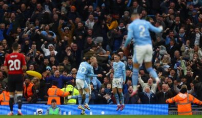 Manchester derbisinde kazanan City oldu