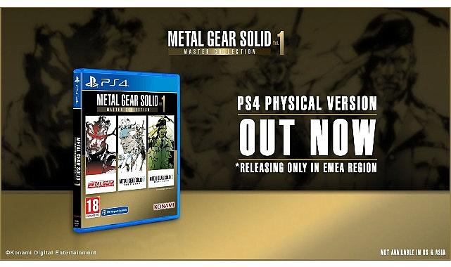 Metal Gear Solid: Master Collection Vol.1 PlayStation®4 Fiziksel Sürümü Çıktı!