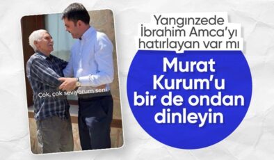 Murat Kurum paylaştı! Manavgat yangınında İbrahim Amca’ya yetişti: O benim oğlum oldu