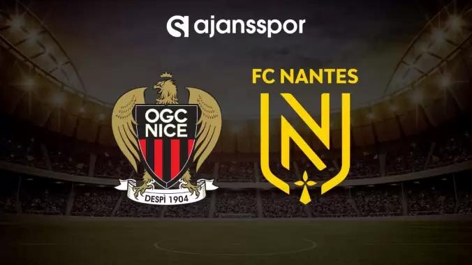 Nice – Nantes maçının canlı yayın bilgisi ve maç linki