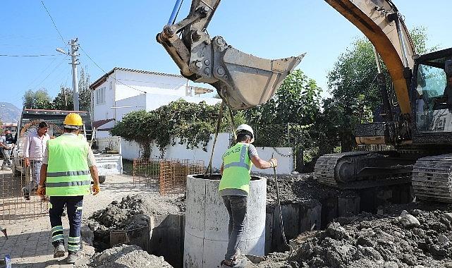 Ören Kanalizasyon Çalışmasının Yüzde 53’ü Tamamlandı