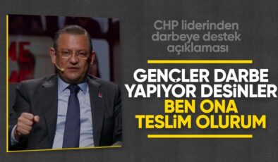 Özgür Özel’den darbe açıklaması: Gençler yaparsa teslim olurum