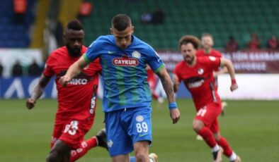 Rizespor, Gaziantep FK’yı üç golle geçti