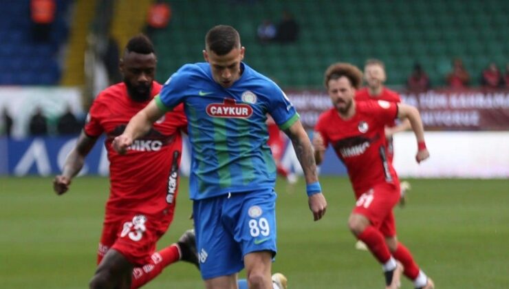 Rizespor, Gaziantep FK’yı üç golle geçti