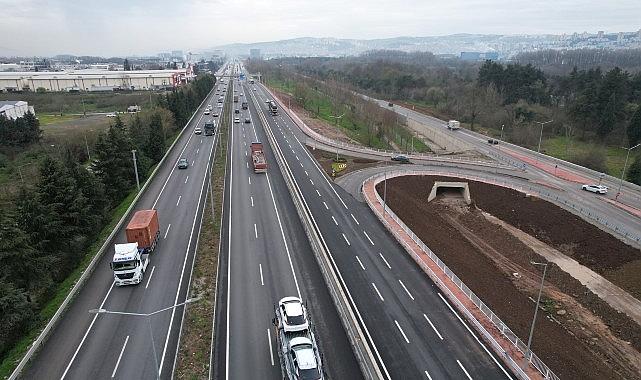 Stadyum bağlantı yolunda tamamlanan kısımlar trafiğe açıldı