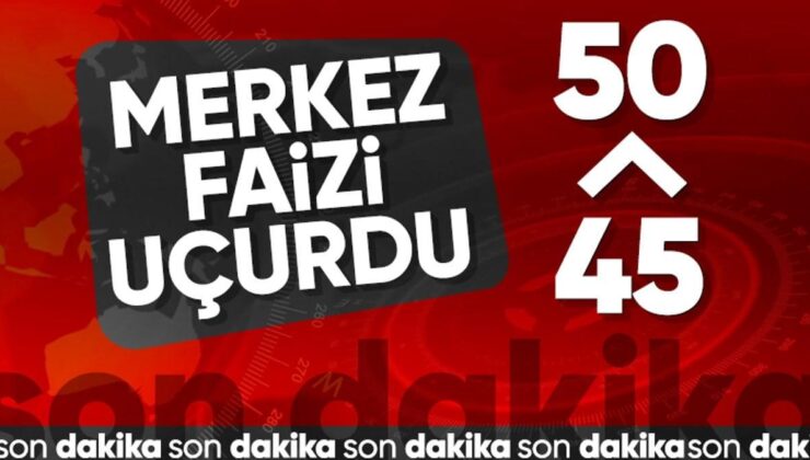 TCMB’nin Mart 2024 politika faizi belli oldu! Faiz yüzde 45’ten yüzde 50’ye yükseltildi