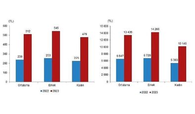 TÜİK: Mevsimlik tarım işçilerinin ortalama günlük ücretleri 2023 yılında %114,6 arttı