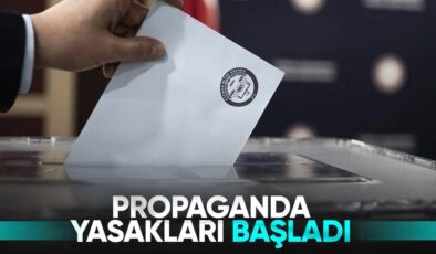 Yerel seçim için propaganda serbestliği sona erdi