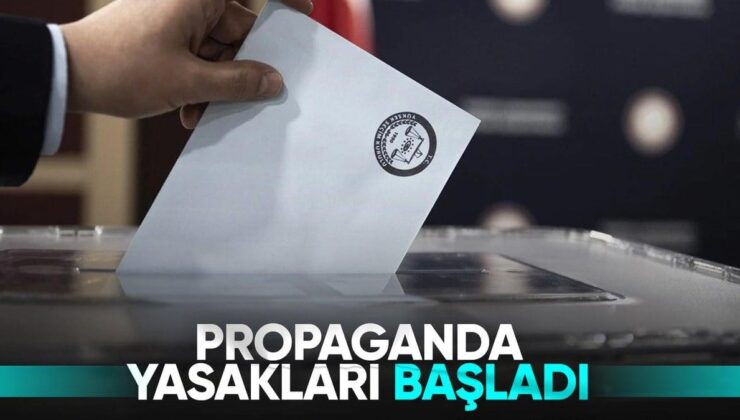 Yerel seçim için propaganda serbestliği sona erdi