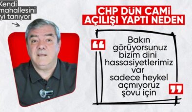 Yılmaz Özdil’den CHP’ye cami tepkisi: Sadece heykel yapmıyoruz demek için açtılar