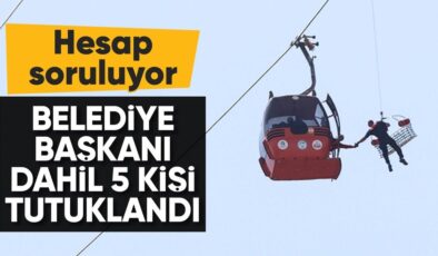 Antalya’daki teleferik faciasında 5 kişi tutuklandı