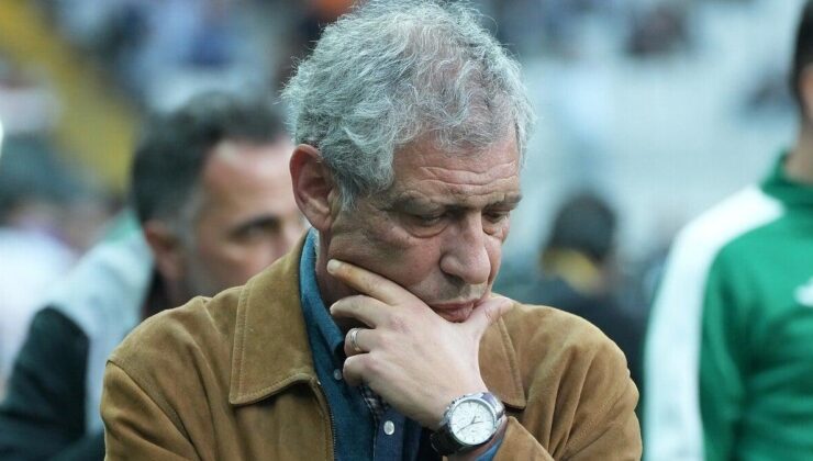 Beşiktaş tribünlerinden Fernando Santos’a tepki