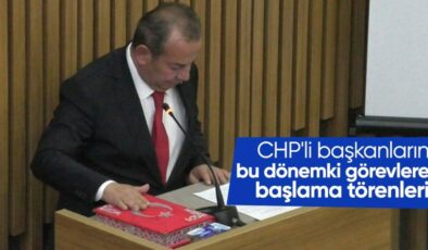 CHP’li Tanju Özcan, yeni döneme Kur’an-ı Kerim’e el basıp yemin ederek başladı