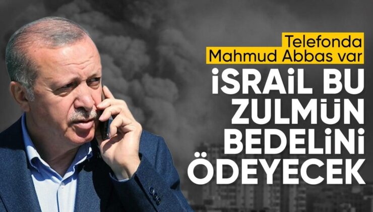 Cumhurbaşkanı Erdoğan, Filistinli mevkidaşı Mahmud Abbas’la görüştü