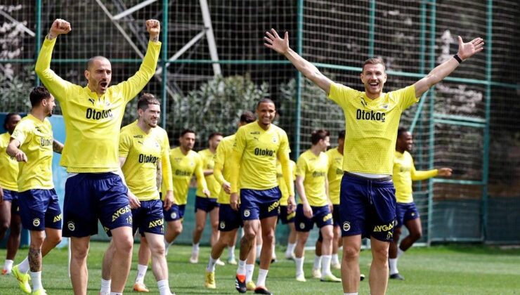 Fenerbahçe’de günün idmanı gerçekleşti