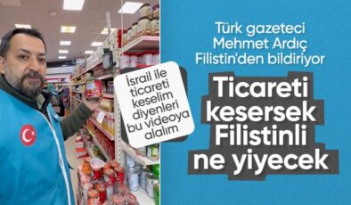 İsrail ile ticareti keselim diyenlere izletilen Filistin videosu