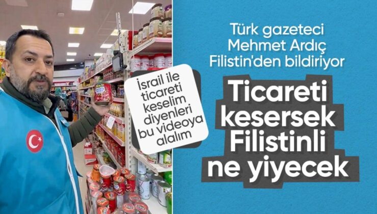 İsrail ile ticareti keselim diyenlere izletilen Filistin videosu