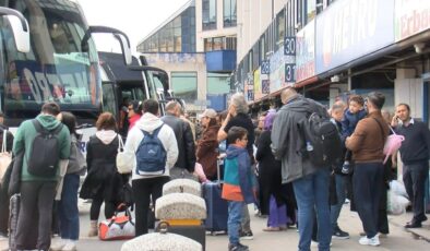 İstanbul’da otogarlarda Ramazan Bayramı tatili yoğunluğu yaşanıyor