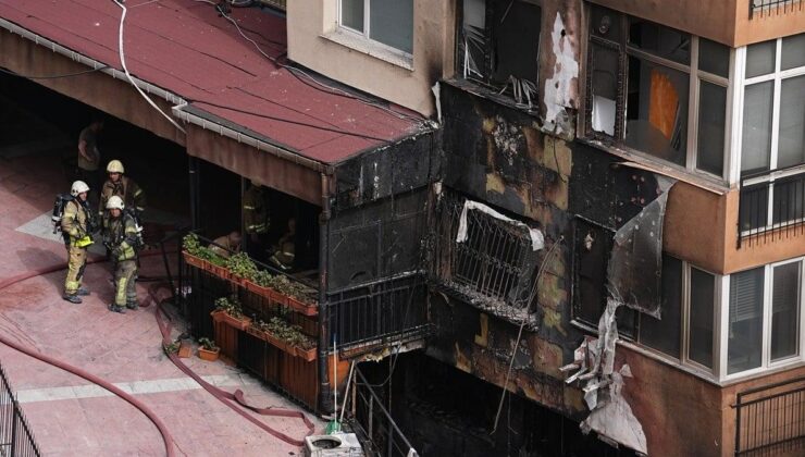 İstanbul’daki 16 katlı binada çıkan yangının görgü tanıkları: Alevler 4’üncü kata kadar yükseldi