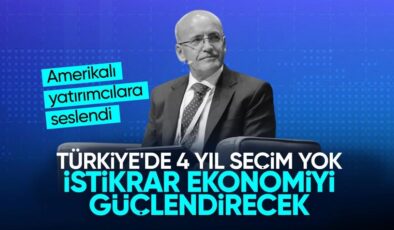 Mehmet Şimşek yerel seçimin ardından ilk yatırımcılar toplantısını ABD’de yaptı