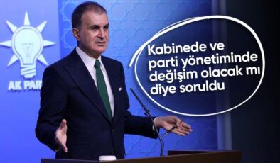 Ömer Çelik cevapladı: AK Parti’de değişim olacak mı?