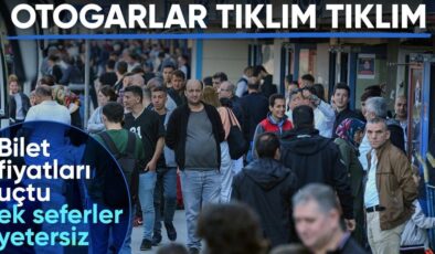 Otogarlarda bayram yoğunluğu yaşanıyor! Bilet fiyatları fırladı! Ek seferler yetersiz