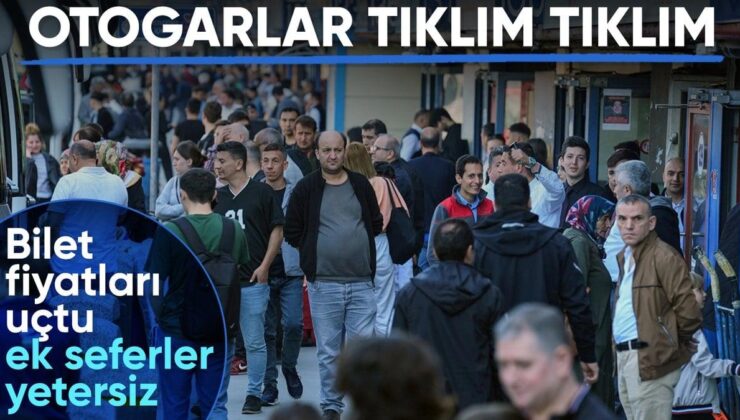 Otogarlarda bayram yoğunluğu yaşanıyor! Bilet fiyatları fırladı! Ek seferler yetersiz