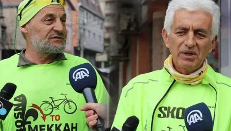 Üsküp’ten Mekke’ye bisikletli hac yolculuğu! İki maceraperest 2 ay boyunca pedal çevirecek