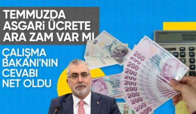 Vedat Işıkhan açıkladı: Asgari ücrete ara zam gündemde yok