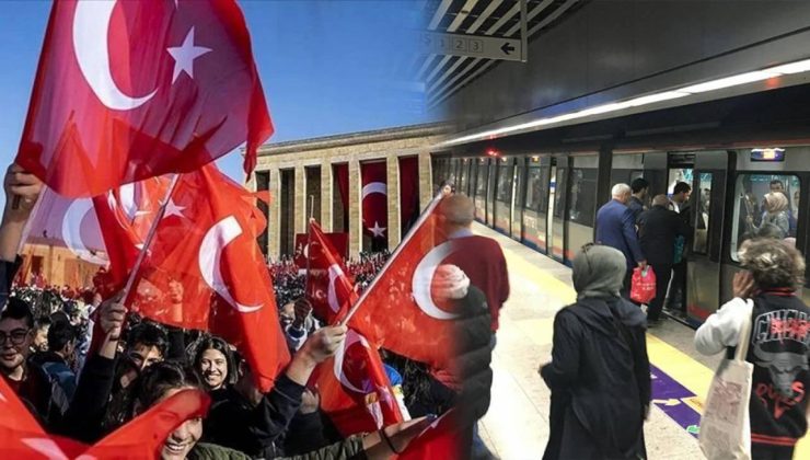 29 Ekim toplu taşımalar ücretsiz mi? Cumhuriyet Bayramı metro, metrobüs, Marmaray bedava mı?